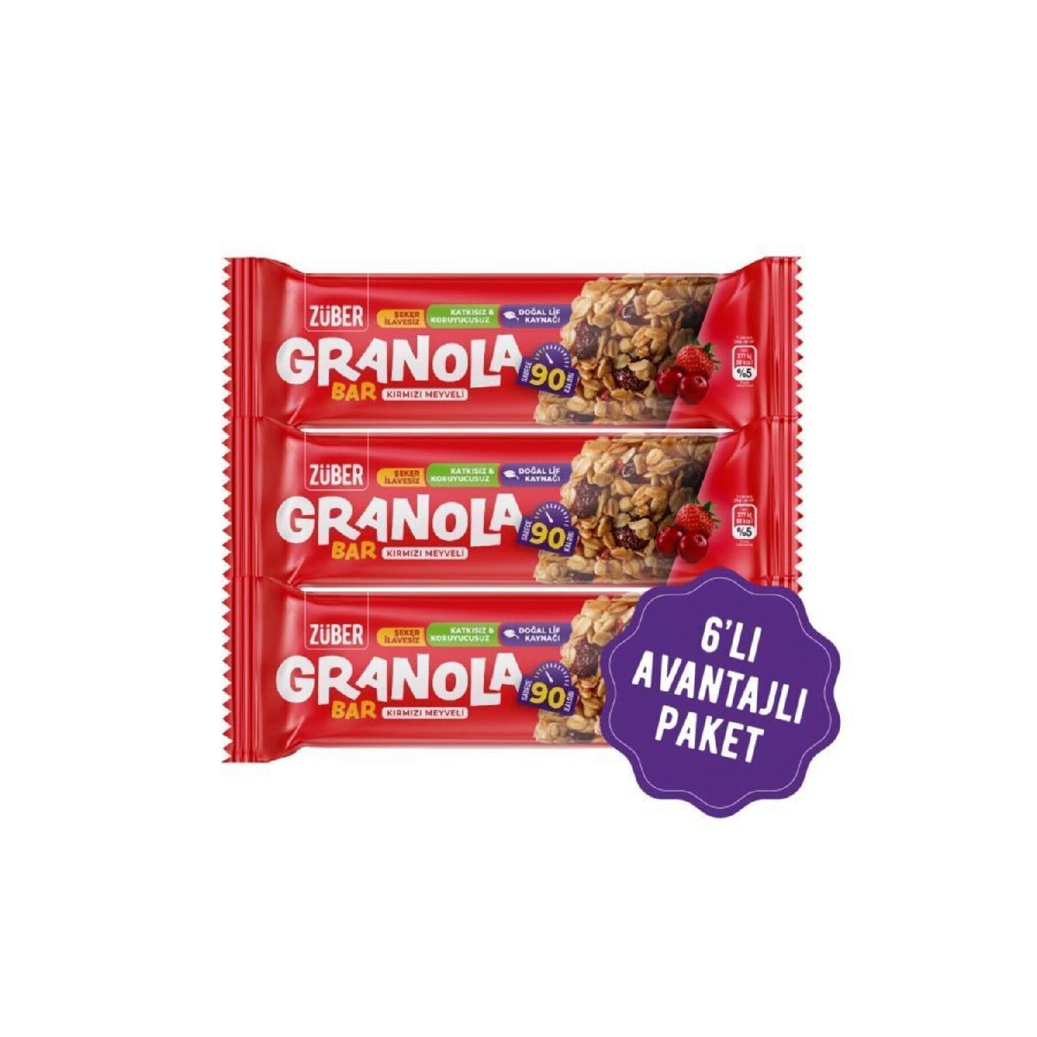

Granola Bar Red Fruit 25g