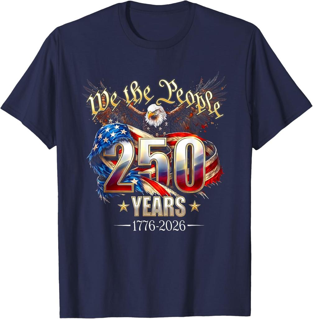 250 Years American 250th Anniversary 4th of July 1776-2026 Unisex T-Shirt