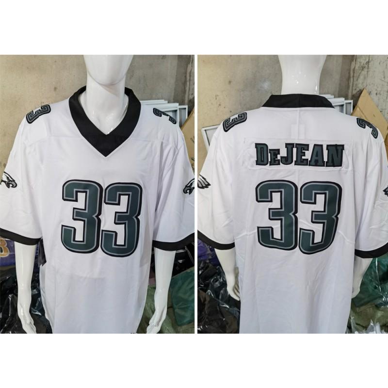 Philadelphia Eagles NFL Football Jersey Jalen Hurts 1 Saquon Barkley 26 Embroidered Team Sportswear Men