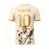 2026 Mbappe Fan Gift No.10 Football Jersey Training Suit Summer Sports Men's T-Shirt  Tee Cycling Jersey