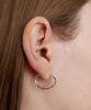 Tou At003 Wavy Line Hoop Earring