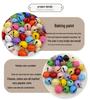 22mm Multicolor Bell Pendant Charm for DIY Keychain or Christmas Tree