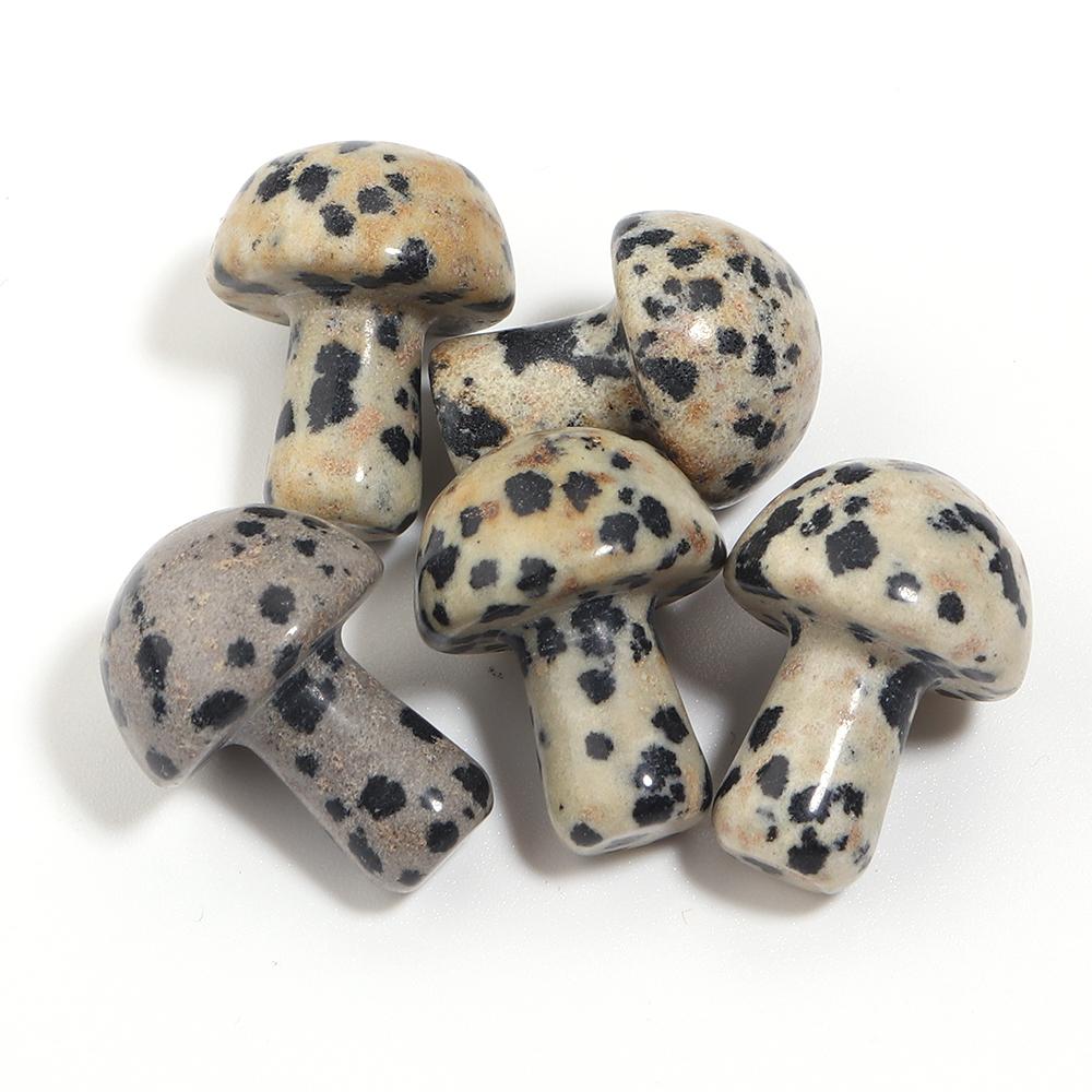 

5pcs/lot No Hole Mushroom Shape Beads Opal Tiger Eye Turquoise Gemstone Beads Charms For Home Decoration DIY Gifts Jewelry Decor