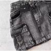 Y2K Retro Denim Skirt Harajuku Goth Short Skirt Black Low Waist Mini Skirt Casual Spring Summer Sexy Slim Fit Hip Skirts