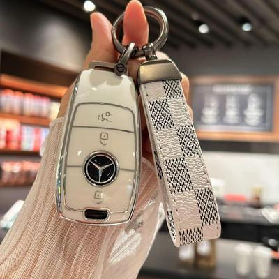 כיסוי מפתח למרצדס-בנץ E300L עבור C260L, C200L, A200L, GLE, GLC300L, GLA200 מעטפת, מתאים למפתחות רכב