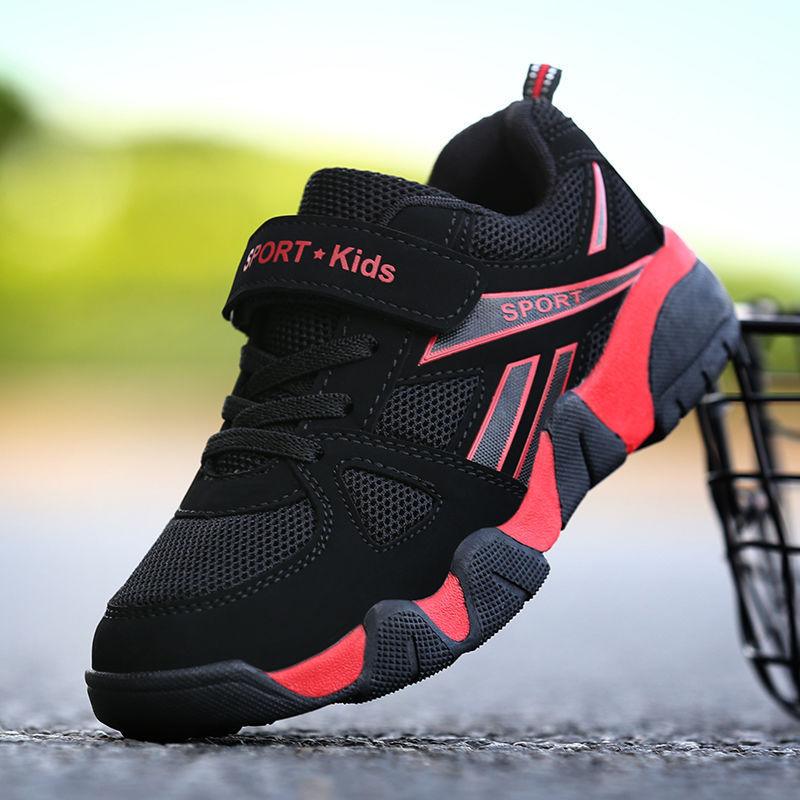 Shoes Children's Shoes Boys' Sneakers Leather Mesh Boys' Shoes Middle and Older Children's Students Casual Shoes Shoes
