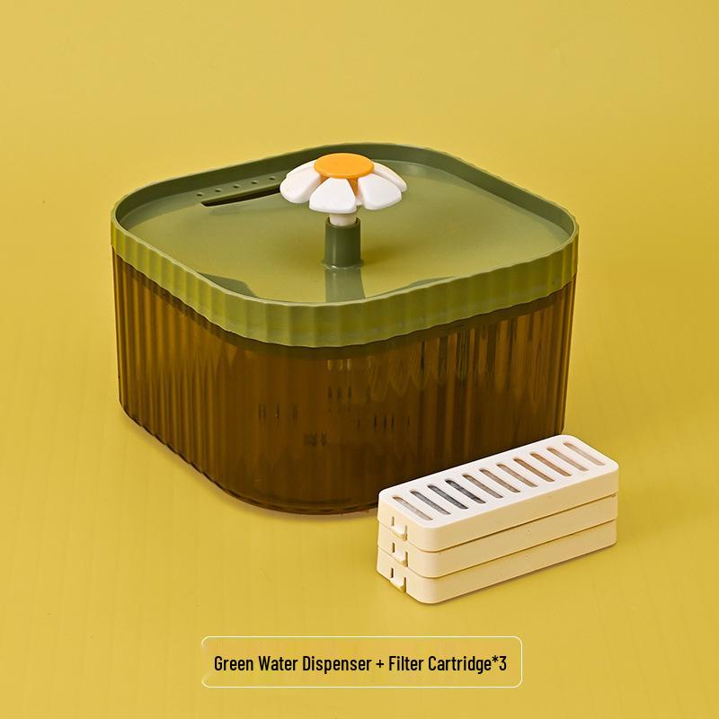 Smart Pet Water Fountain with Automatic Circulation and Filtered Flow for Cats and Dogs