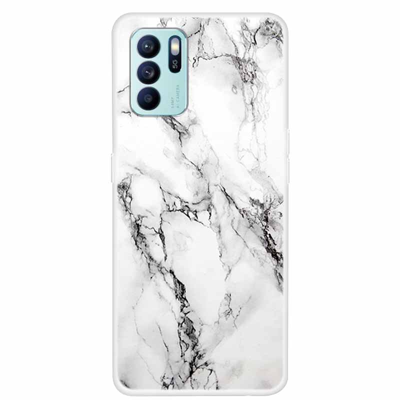 For OPPO Reno6 Z Cases Reno6 5G 6 Pro+ Clear Marble Soft TPU Silicone Cover For OPPO Reno 6 Pro Plus Phone Cases Reno6 Z CPH2251