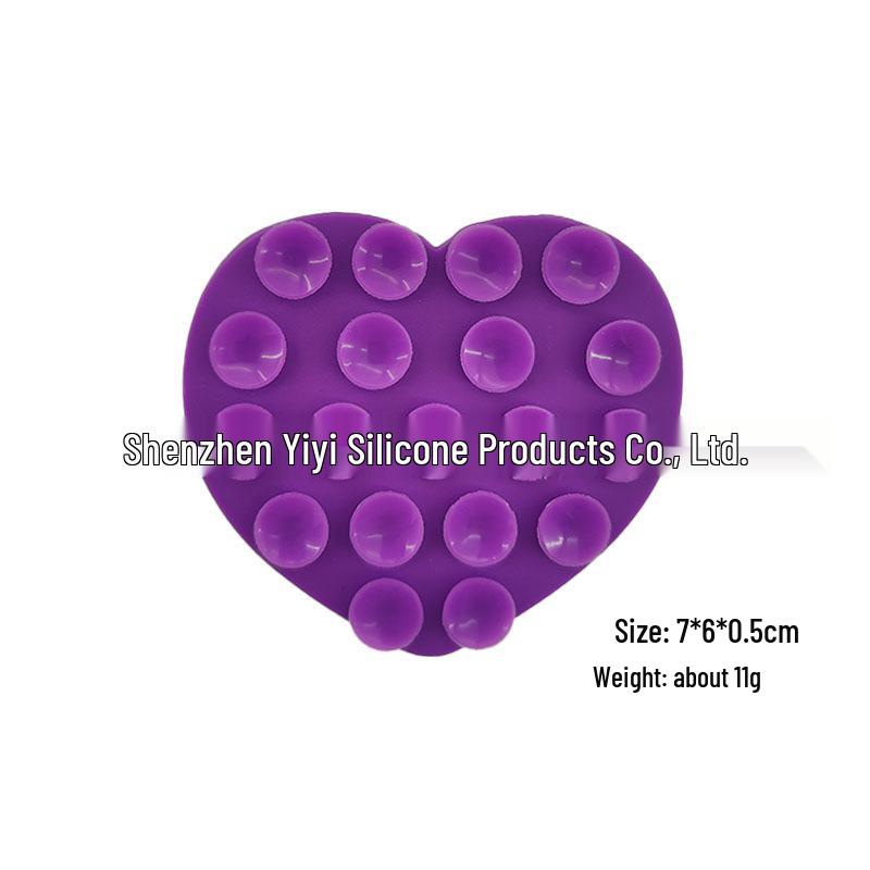 Silicone Phone Holder: Portable, Anti-slip, Stable Suction Cup Back Sticker