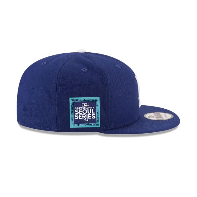 2024 Seoul Series Model New Era 9FIFTY Snapback Los Angeles Dodgers MLB 2024 WORLD TOUR SEOUL SERIES GAME SNAPBACK CAP ROYAL BLUE LOS ANGELES DODGERS