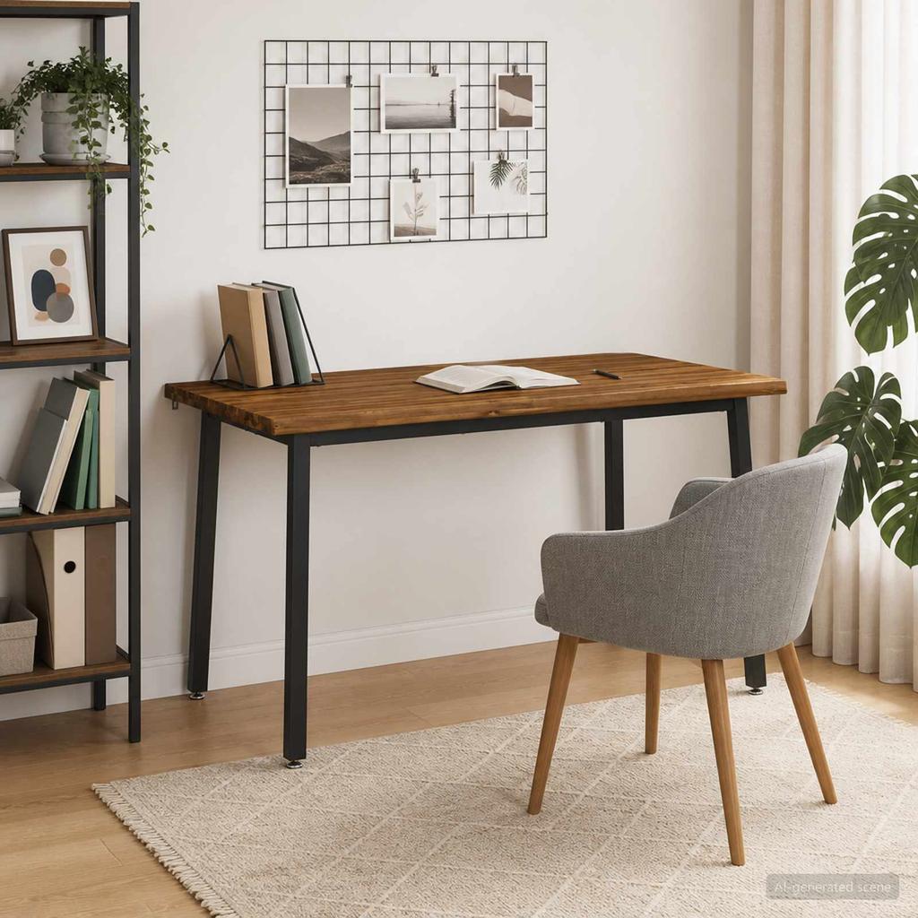 Live Edge Dining Table 140 x 90 x 75 cm Solid Acacia Wood Natural