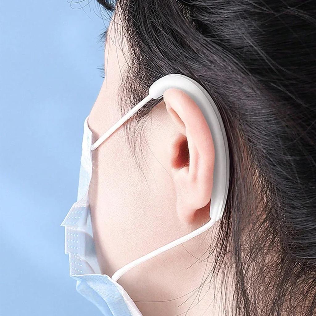 5/20/30Pairs Silicone Mask Ear Guards - Comfortable Ear Protectors for Masks, Reusable, Ear Pressure Relief Accessories