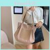 Large Capacity Stylish Canvas Tote Bag For Women Ideal For Commuting And College Use