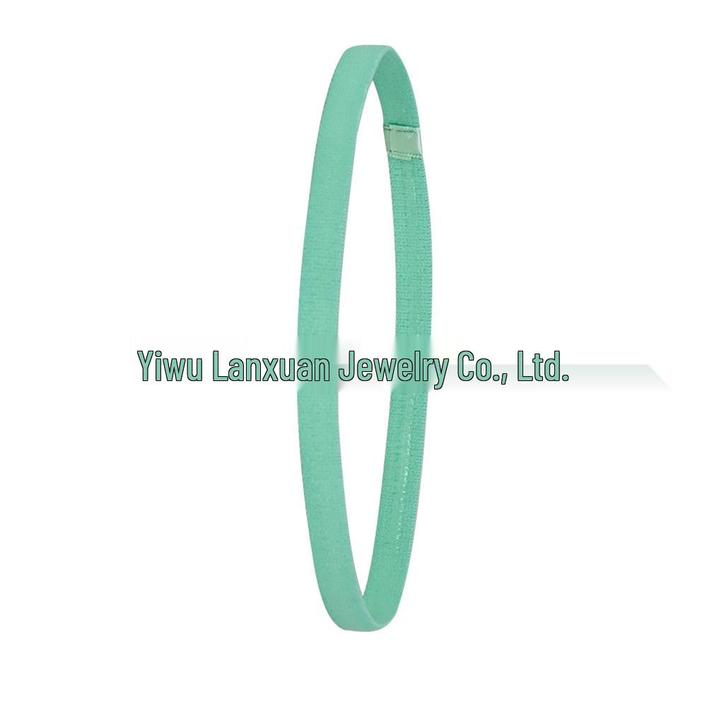 Elastic Candy Color Sports Yoga Headband - Popular European & American Hair Accessory for Running & Football.