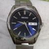 Used SEIKO SBTH009 Men's Watch Day Date Blue Dial Stainless Steel