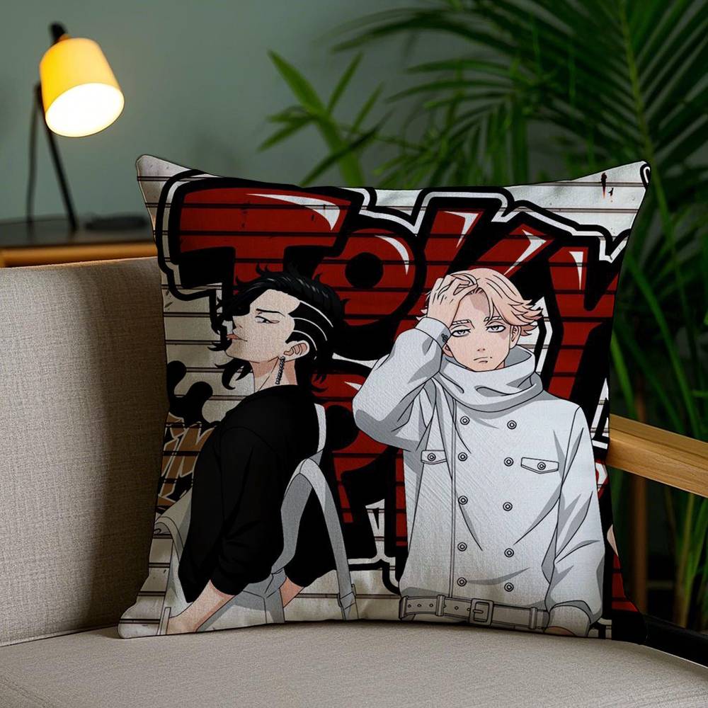 

Подушка-чехол T-Tokyo R-Revenger для дома, общежития, спинки стула, короткий плюш, двусторонняя печать, подушка для офисного сна 30cmx30cm