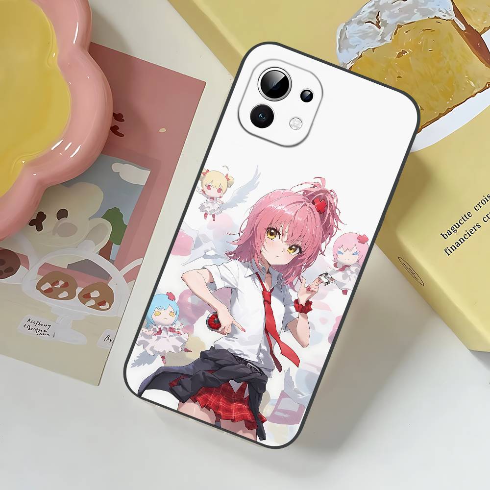 

ANIME Shugo Chara Amu Slim Black Shockproof Phone Case: Snug Fit For Xiaomi 12,11,12S Ultra & Redmi Note 11,10T,9,9A,8Pro,8T,5G Redminote11PRO