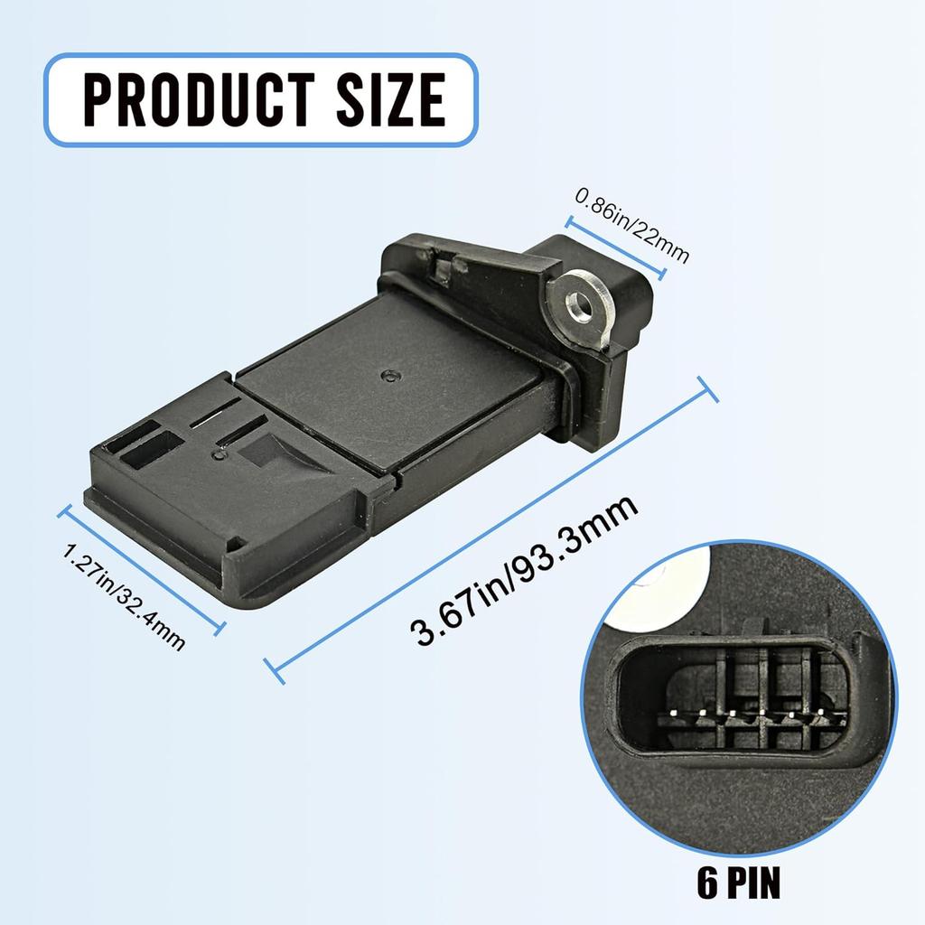 Mass Air Flow Sensor MAF Sensor Compatible With Ford Escape Expedition Explorer F150 F250 F350 Lincoln MKX MKZ Navigator Town Car Mercury Mariner