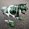 NEWEST Portable Spinning Reel 12BB Ball Bearings Spinning Fishing Reel 5.5:1 Right/Left Metal Spool Fishing Tackle Waterproof and Corrosion Resistant
