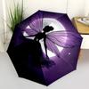 1pc Fairy Moonlight Automatic Open/Close Umbrella Compact Folding Umbrella, All-Season Portable Umbrella for Women/Men120
