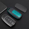 4 Buttons Soft TPU Leather Car Key Case Cover For Chery Tiggo 8 Pro 2021 2022 Auto Key Shell Bag Keychain Protector Accessories