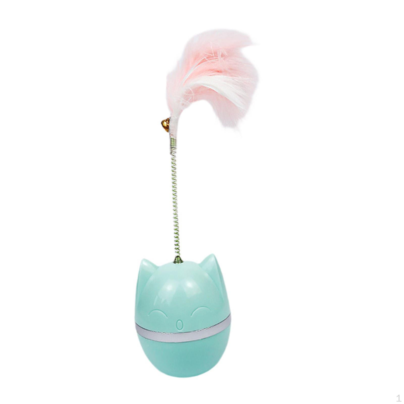 

Fun Interactive Cat Toys Teaser Decor Automatic, Decoration, Crafts, Exercise with Bells синій