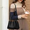 Fashion Bucket Shoulder Bags Women Luxury Designer PU Leather Messenger Crossbody Bags Ladies Casual Solid Color Purse Handbag