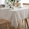 French Style Tablecloth Solid Color Coffee Dressing Table Cover Wedding Party Table Decoration Table Cloths for Dining Table