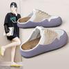Fashion Women Slippers Summer New Versatile Casual Half Slippers Breathable Comfortable Outside Women Sandals Fashion Beach Shoes Women