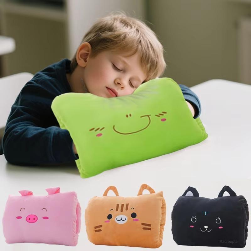 Children's Plush Pillows Hand Warmers Gloves Adults Cartoon Nap Pillows Cushions Creative Hand Warmers Plush Children's Day Gift