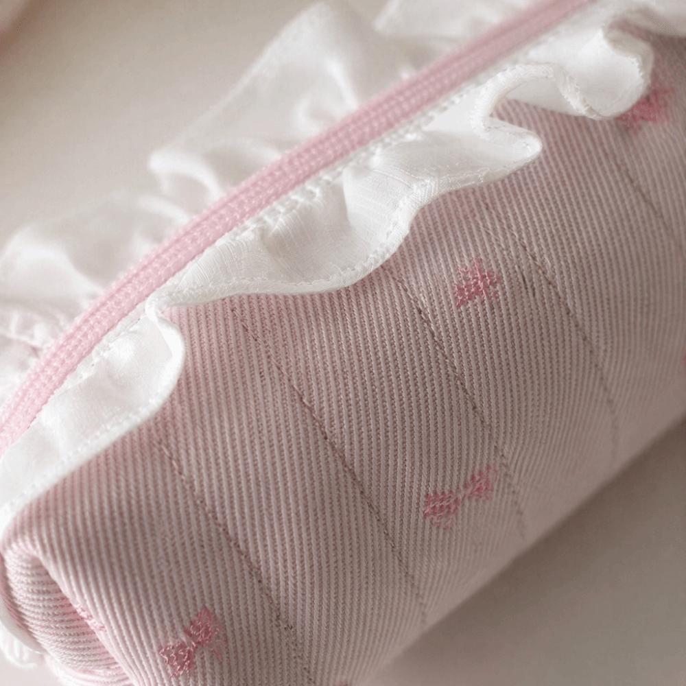Ballet Pen Bag Bow Embroidery Stationery Bag Kawaii Pencil Case  Students
