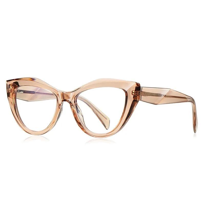 New Europe and America Cat Eye Glasses Frame Women Fashion Eyeglass Frame Anti Blue Light Glasses Computer Goggles Óculos Gifts