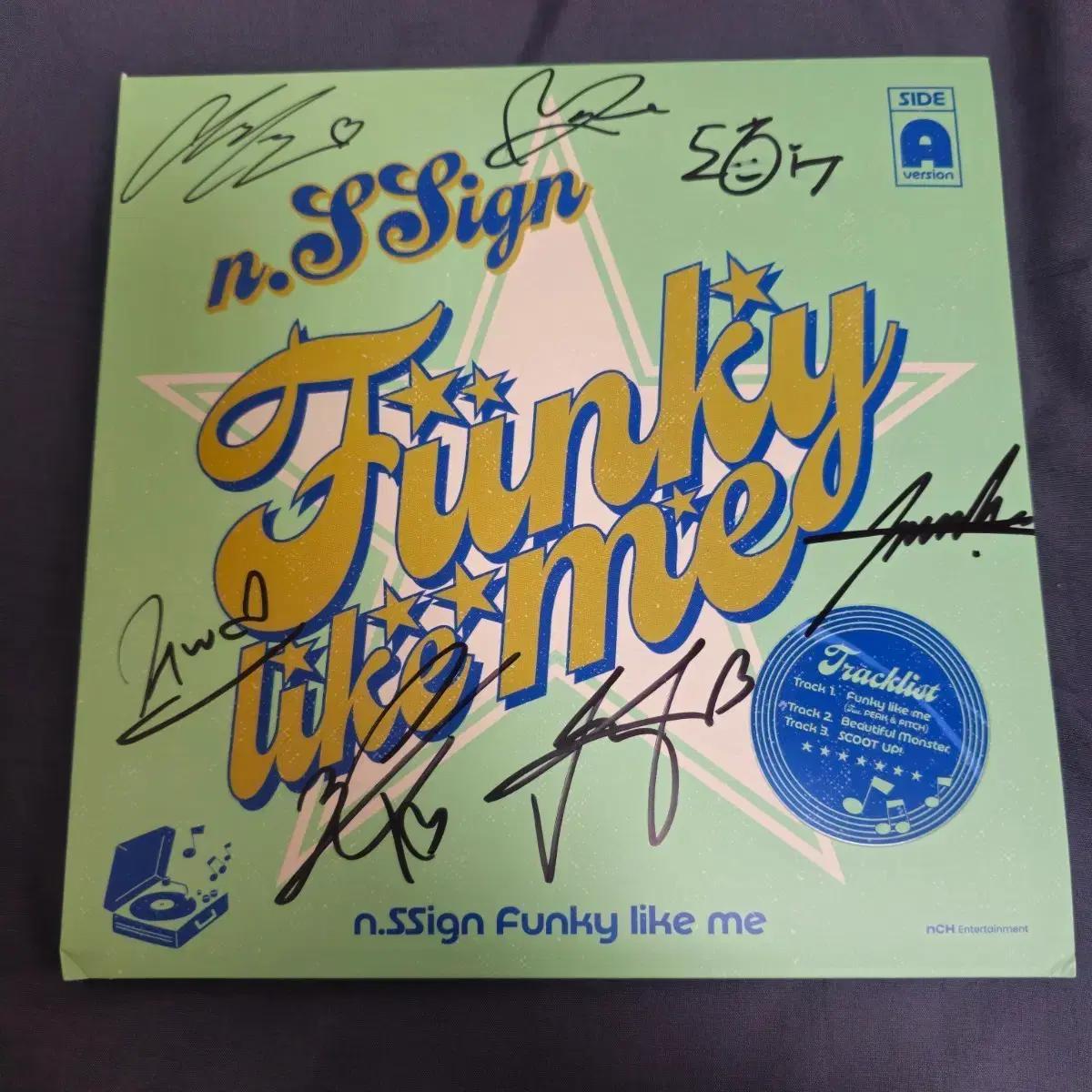 

n.SSign (Ensign) Funky like me signed album Used