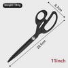12-Inch Professional Tailor Scissors: Sharp Stainless Steel Cloth Scissors for Household Use