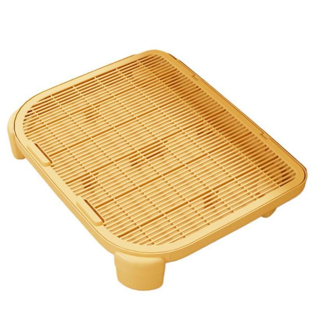 Large Cat Litter Mat Anti-splash Cat Litter Trapping Strainer Double-layer Cat Litter Pad  Bedroom