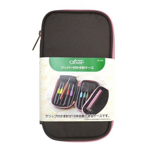 

Чехол для вязания крючком Clover Clover с застежкой-молнией 55-943