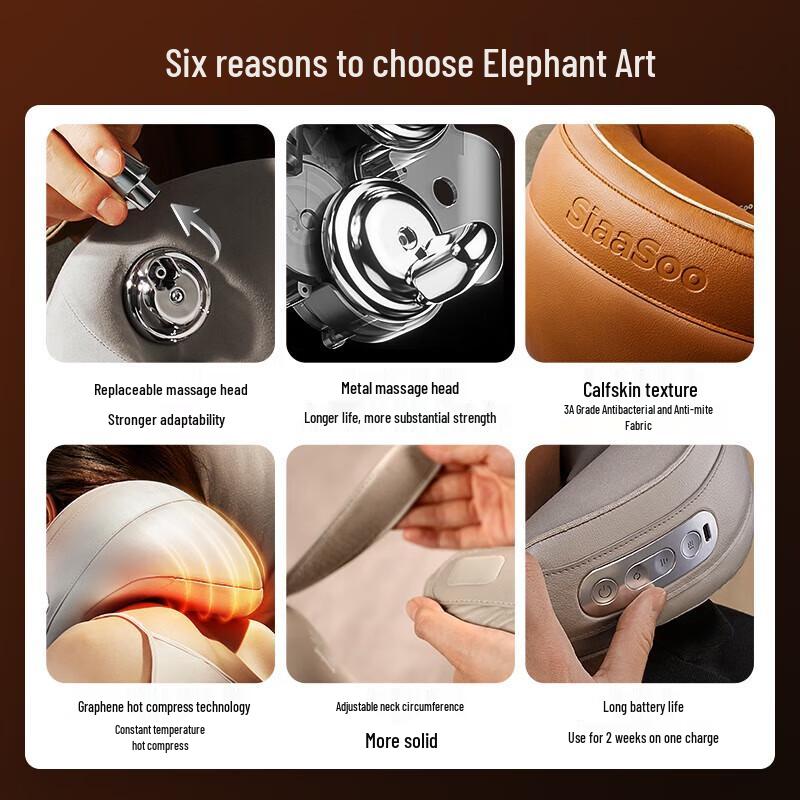 SIAASOO U-Shaped Neck Massager N2Pro