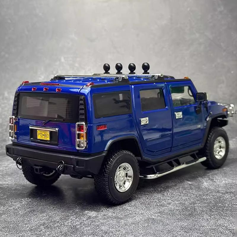 Highway 61 1:18 H2 off-road SUV alloy car model collection and viewing items