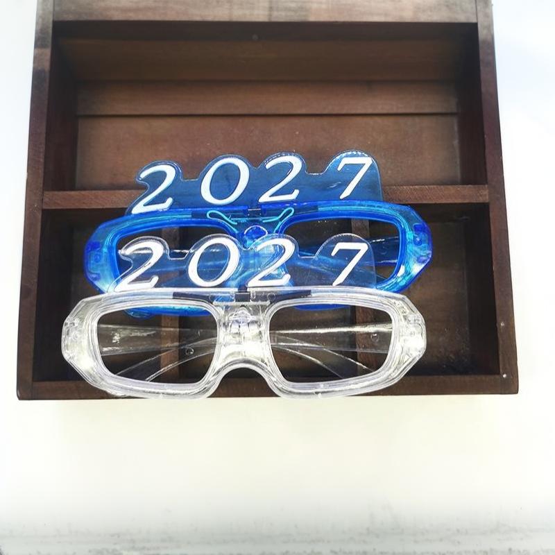 LED Light Up Glasses Multi Color Flashing Modes Bright Glow Effect Durable Frame for Outdoor Night Carnival Events