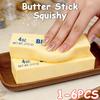 Butter-Stück Squishy Spielzeug Langsam aufsteigend Knet-Spielzeug Butter-Riegel Ziegelstein Squishy Fidget Spielzeug Anti-Stress-Lösung Entspannungs-Geschenk