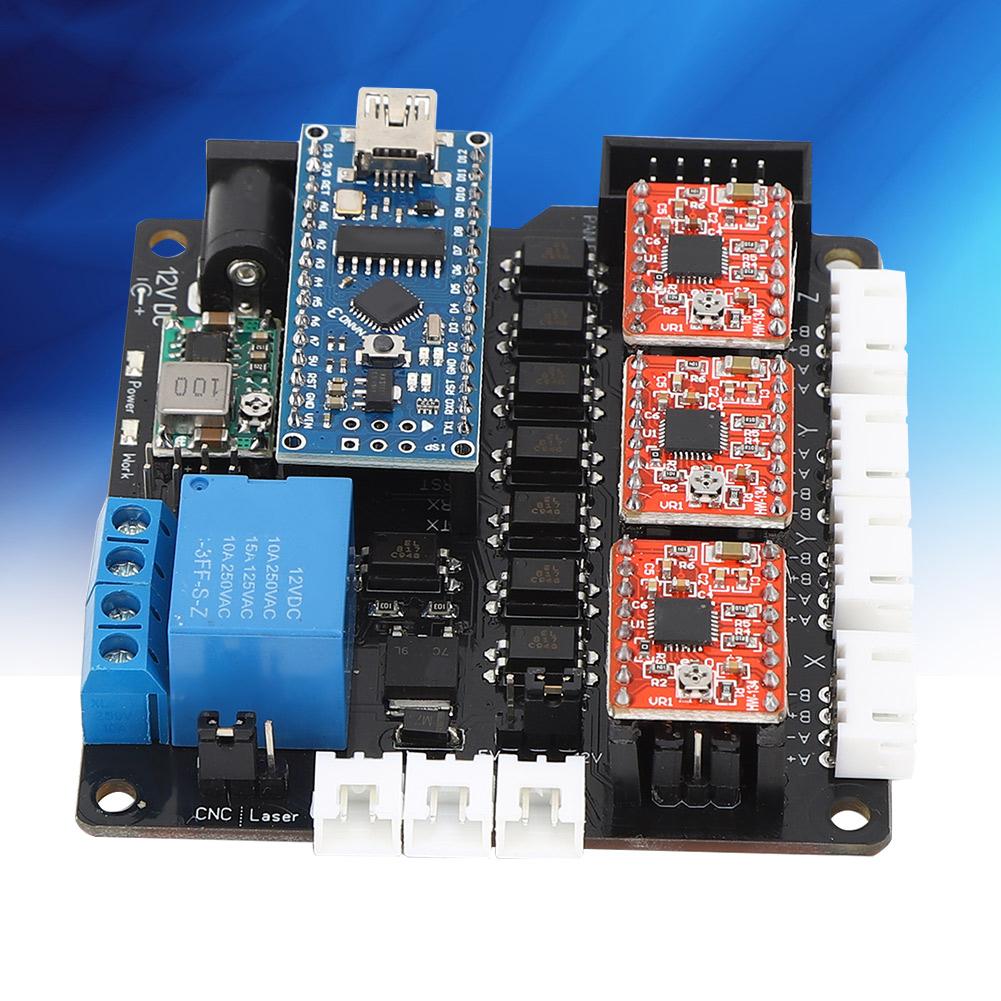 Laser Motherboard Kit 3Axis Controller Module Electrical Accessory for CNC Engraving Machine