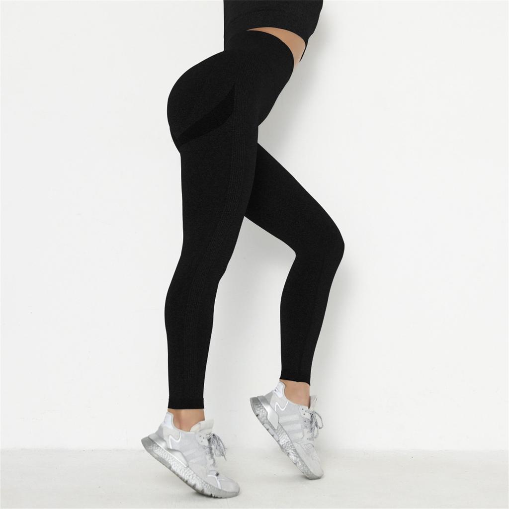 Women's Fashion Casual Seamless High Waist Tight Butt Lift Yoga Pants Sports Fitness Pants