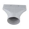 22x25x2cm Flat Hose Adapter Hose Connector High-Quality Plastic Long-Lasting Performance Minimal Height Effortless Setup
