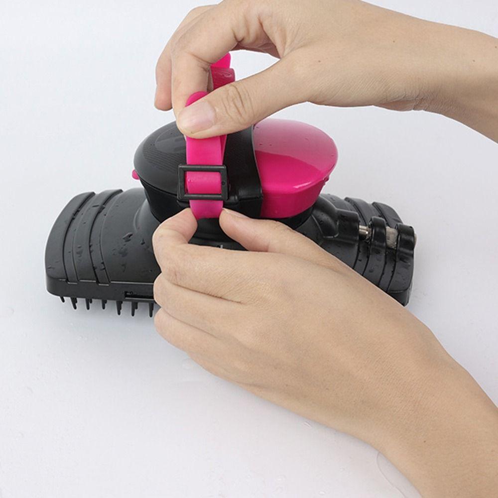 Sprayable Horse Bath Massage Brush Plastic Pet Bathing Brush Multipurpose Dog Beauty Brush  Dogs