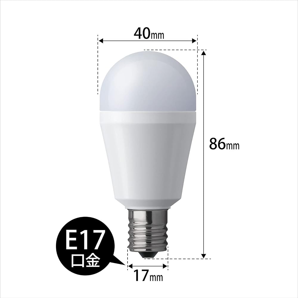 Panasonic Mini Krypton Parc LED Light Bulb Base E17 Light Bulb 60W Equivalent Warm White (7.1W) S...