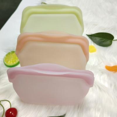 Sacchetto di Conservazione in Silicone a Prova di Perdite Sacchetto per Congelatore Verticale Sacchetto Anti-Trasferimento Odori Sacchetto Riutilizzabile Spesso Resistente allo Strappo per Conservazione Alimentare