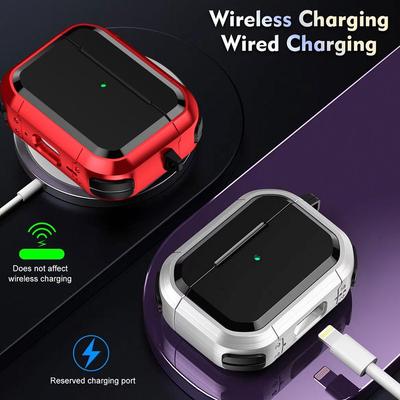For AirPods Pro 3 Earphone Case Protective Shockproof TPU PC Case Wireless Charging Cover With Keychain For AirPods Pro 3