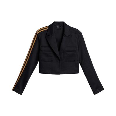 X Ivy Park Beyoncé Collaboration Striped Casual Short Suit Women Suits Black GP4707