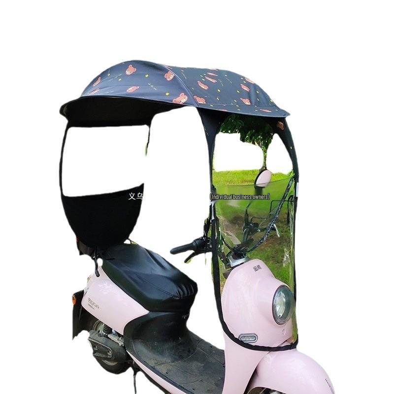 Electric Bicycle & Motorcycle Rainproof Windproof Canopy Shelter