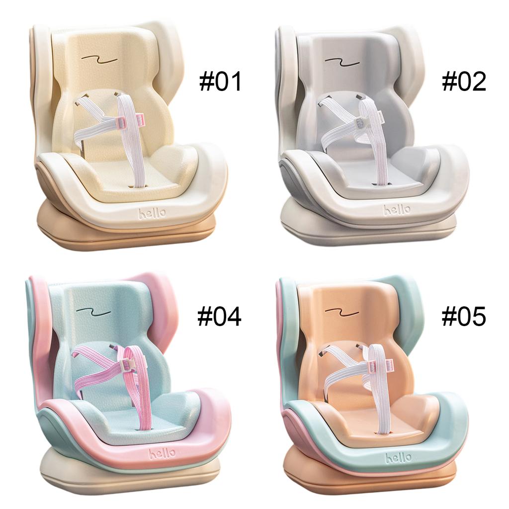 Kawaii Doll Seat Car Ornament Multi-Purpose Plush Safety Seat Car Air Outlet Decoration for Home Office Table Decoration
